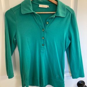 Pretty Tory Burch 3/4 sleeve top worn once